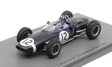 Indlæs billede til gallerivisning Lotus 18-21 #12 GRAHAM HILL 3rd MALLORY PARK 1962 mørk blå/hvid 1:43
