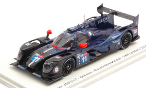 Ligier JSP217 GIBSON #11 d'ANSEMBOURG/MARIS/TAMBAY 24H LE MANS 2020 mørk blå/sort 1:43