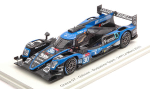 Oreca 07 GIBSON #30 GOMMENDY/HIRSCHI/TERESCHENKO 24H LE MANS 2020 sort/blå 1:43