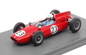 Cooper T53 #23 TIM MAYER US GP 1962 rød 1:43