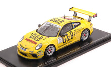 Indlæs billede til gallerivisning Porsche 911 GT3 CUP #2 LUKAS SUNDAHL CHAMPION PORSCHE CARRERA CUP SCANDINAVIA 2018 gul/sort 1:43