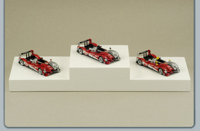 PODIUM AUDI LE MANS 2010 1:87