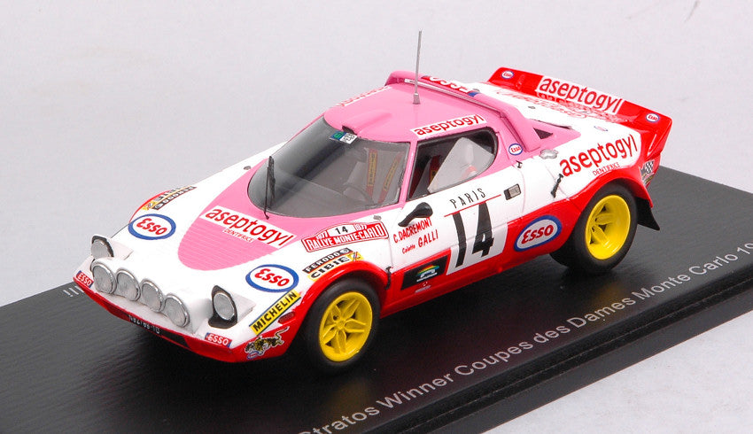 LANCIA STRATOS HF N.14 WINNER C.DES DAMES M.CARLO 1977 GALLI-DACREMONT
