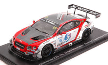 Indlæs billede til gallerivisning Bentley CONTINENTAL GT3 #18 VUTTHIKORN/KANTADHEE THAILAND SUPER SERIES 2018 hvid/sølv/rød 1:43