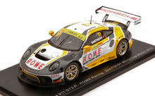 Indlæs billede til gallerivisning Porsche 911 GT3 R #99 LAURENS VANTHOOR 2nd FIA GT WORLD CUP MACAU 2019 hvid/grå/gul 1:43