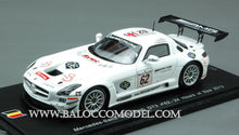 Indlæs billede til gallerivisning MERCEDES SLS AMG GT3 N.62 31th SPA 2013 WEBB-WENDLINGER-BRUNDLE 1:43