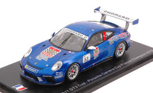 Indlæs billede til gallerivisning Porsche 911 GT3 CUP #53 AYHANCAN GUVEN PORSCHE CARERRA CUP FRANCE CHAMPION 2018 blå metallic 1:43