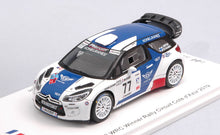 Indlæs billede til gallerivisning Citroen DS3 WRC #77 BOTTAS/SALMINEN WINNER RALLY CIRCUIT Côte d&#39;Azur 2019 hvid/blå/rød 1:43