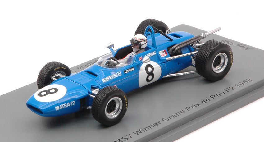 MATRA MS7 JACKIE STEWART 1968 N.8 WINNER GP DE PAU F2 1:43