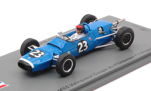 Matra MS5 #23 Winner Coupe du Printemps F3 Nogaro 1967 Roby Weber blå 1:43