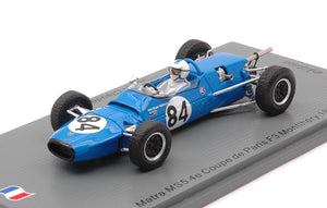 Matra MS5 #84 JEAN-CLAUDE GUENARD 4e COUPE DE PARIS F3 MONTLHERY 1967 blå 1:43