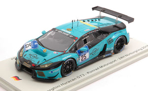 Lamborghini HURACAN GT3 #25 ZOCHLING/FARNBACHER/STOLZ/KONRAD 24H NURBURGRING 2016 turkis/sort 1:43