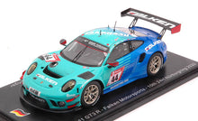 Indlæs billede til gallerivisning Porsche 911 GT3 R #44 BACHLER/MULLER/DUMBRECK/RAGGINGER 10th 24H NURBURGRING 2020 turkis/blå 1:43