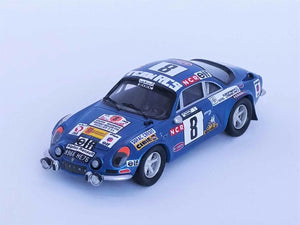 ALPINE RENAULT A110 N.8 3rd RALLY MAROC 1974 LE TAHITIEN-DE WARREN 1:43