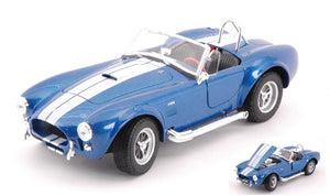 Shelby Cobra SC 427 1965 blå/hvid 1:24