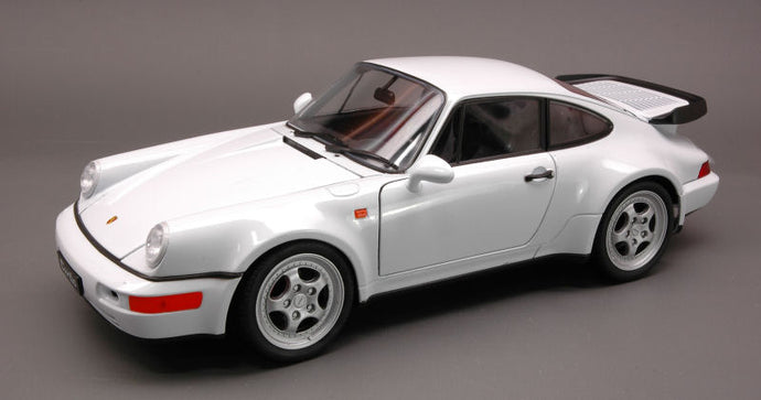 PORSCHE 964 TURBO 1991 WHITE 1:18