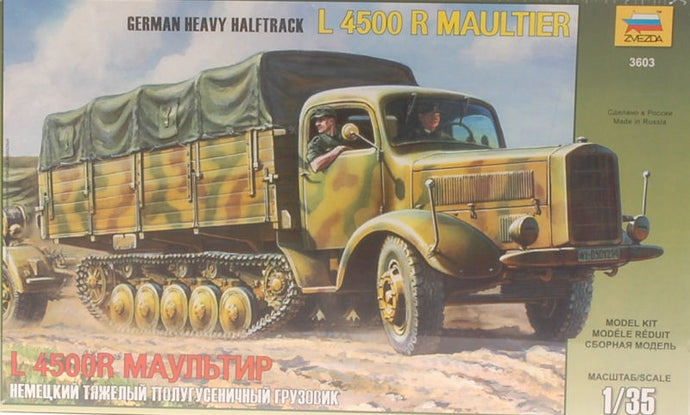 MERCEDES BENZ L4500F CINGOLATO TRUCK MAULTIER MILITARY 1944 / 1:35