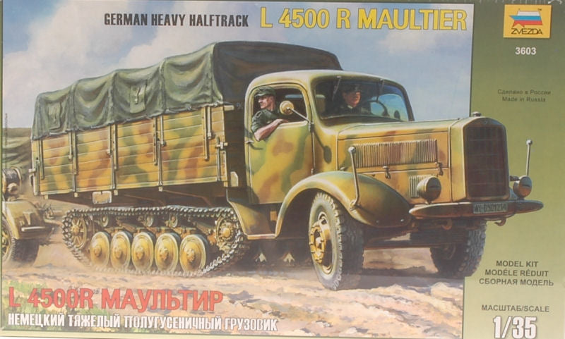 MERCEDES BENZ L4500F CINGOLATO TRUCK MAULTIER MILITARY 1944 / 1:35