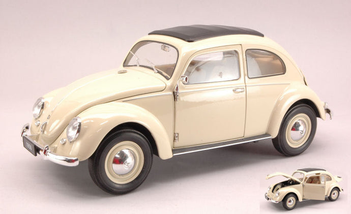 VW CLASSIC BEETLE 1952 CREAM 1:18