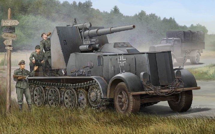 FLACK 8,8 cm SELBSTFAHRLAFETTE KIT 1:35