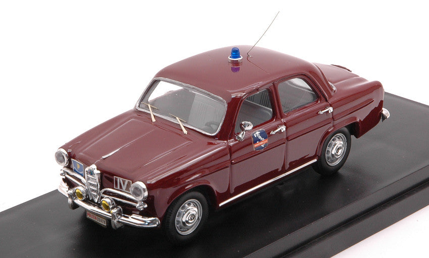 ALFA ROMEO GIULIETTA 50th ANNIVERSARY POLIZIA AUTOSTRADALE AUTOSTRADA DEL SOLE 1964-2014 BORDEAUX 1:43