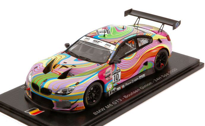 BMW M6 GT3 N.10 24 H SPA 2020 OJJEH-VANNELET-LESSENNES-KLINGMANN 1:43