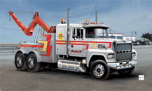 FORD USA 9000 TRACTOR TRUCK 3-ASSI 1986 CARRO ATTREZZI - WRECKER ROAD SERVICE / 1:24