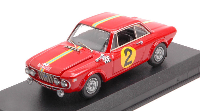 LANCIA FULVIA 1.3 HF COUPE N 2 RALLY MONTECARLO 1967 S.MUNARI - G.HARRIS RED 1:43