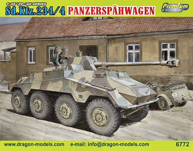 SD.KFZ.234/4 PANZERSPAHWAGEN KIT 1:35
