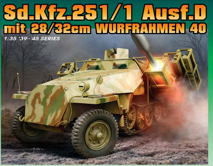 SD.KFZ.251 D WITH 28/32 CM KIT 1:35