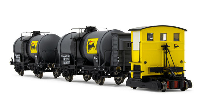 AGIP SOGLIOLA IN YELLOW LIVERY AGIP TANK WAGONS EP.III 1:87