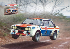 FIAT 131 ABARTH N 9 WINNER RALLY SANREMO 1977 J.C.ANDRUET - C.DELFERIER / 1:24