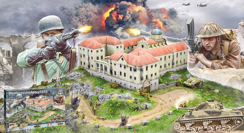 MONTECASSINO 1944 GUSTAV LINE BATTLE KIT 1:72