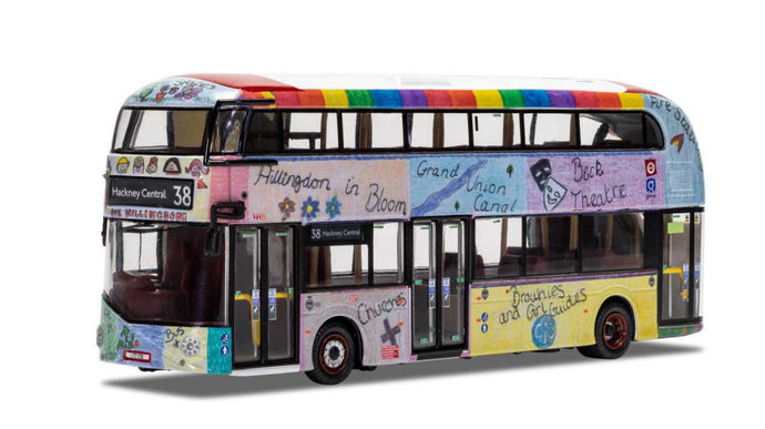 WRIGHTBUS NEW ROUTEMASTER ARRIVA LONDON LTZ 1230 1:76