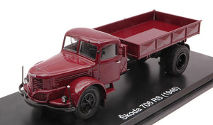 Skoda 706 RS Pritschenkipper 1946 mørk rød 1:43