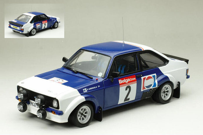 FORD ESCORT MKII RS1800 N.2 CIRCUIT OF ARDENNES AIRIKKALA-PIRONEN 1:18