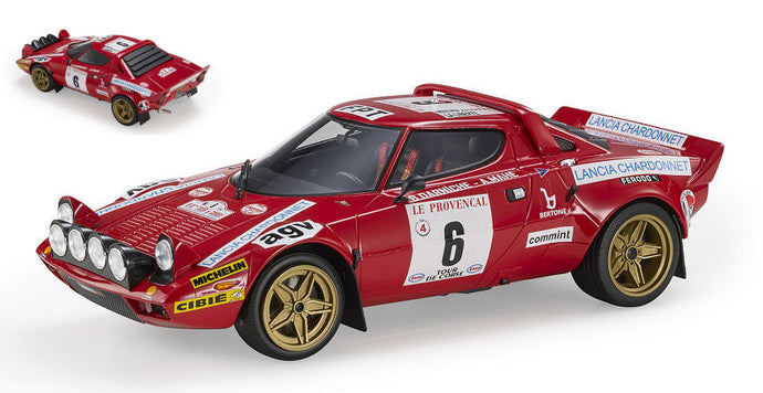 LANCIA STRATOS HF N.6 WINNER TOUR DE CORSE 1975 DARNICHE-MAHE 1:18