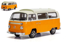 Indlæs billede til gallerivisning VW TYPE 2 BAY WILDOW DEVON &#39;NEW MOONRAKER&#39; orange/hvid 1:43