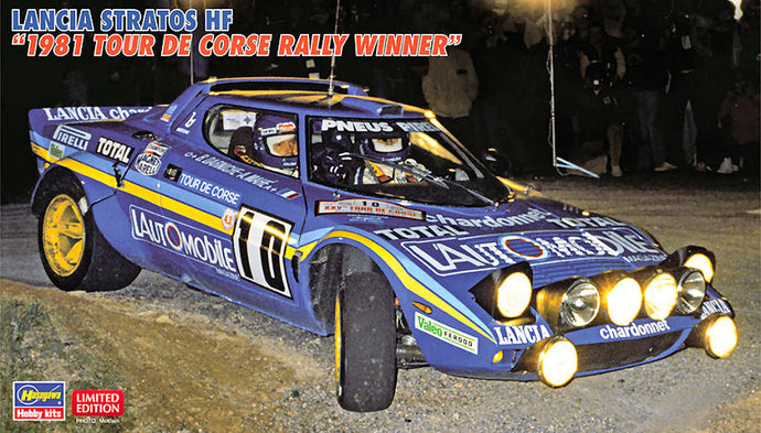 LANCIA STRATOS HF N 10 WINNER RALLY TOUR DE CORSE 1981 B.DARNICHE - A.MAHE / 1:24