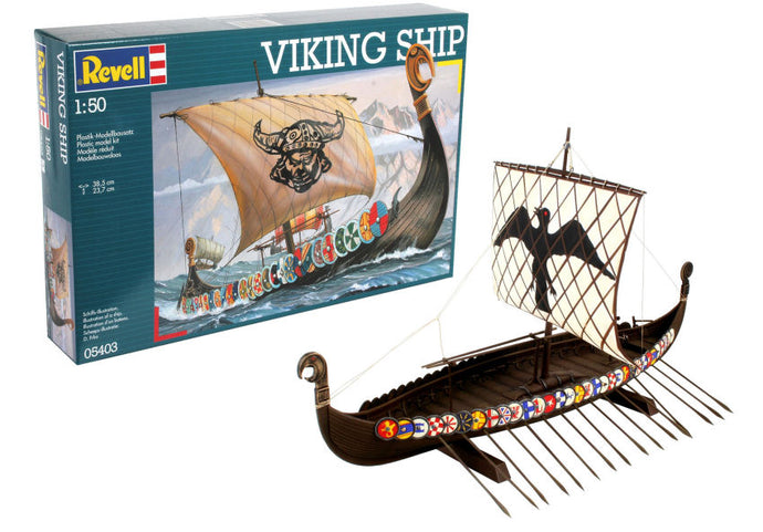 VIKING SHIP MODEL SET KIT 1:50