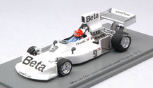 Indlæs billede til gallerivisning March 761 #9 VITTORIO BRAMBILLA 2nd INTERNATIONAL TROPHY 1976 hvid 1:43