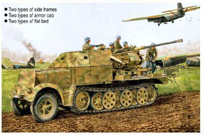 SD.KFZ.7/2 3,7 cm FLAK 37 E/ARMOR KIT 1:35