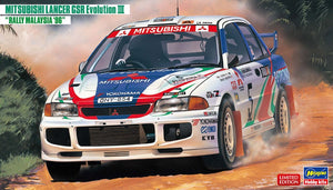 MITSUBISHI LANCER EVOLUTION III N 5 RALLY MALAYSIA 1996 F.GOCENTAS - K.SHINOZUKA / 1:24