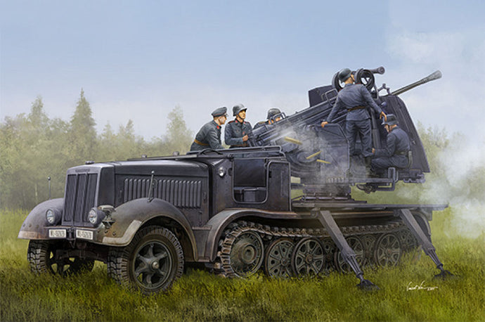 SD.KFZ. 7/2 WITH 5 cm FLAK KIT 1:35