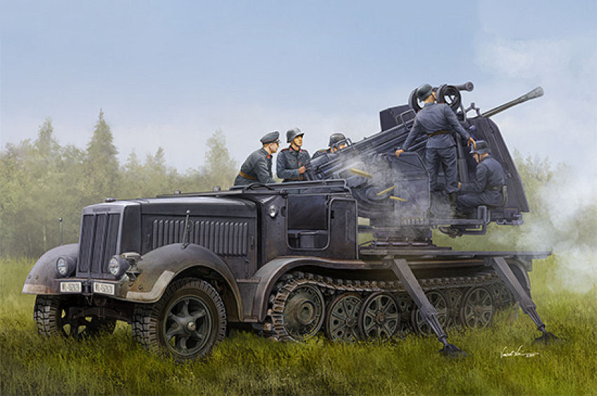 SD.KFZ. 7/2 WITH 5 cm FLAK KIT 1:35