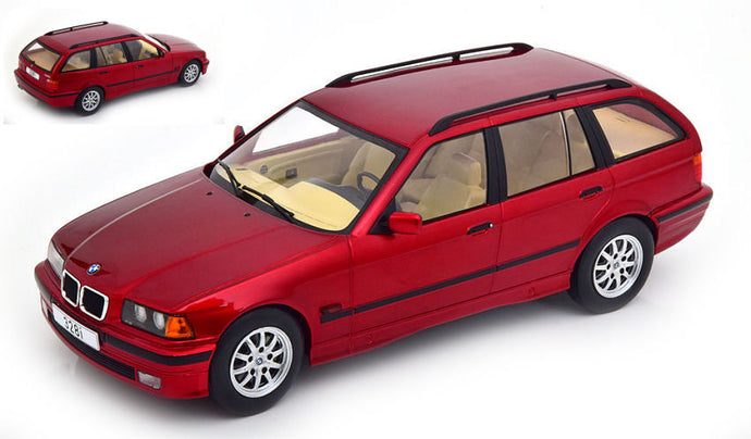 BMW 3rd (E36) TOURING METALLIC RED 1:18