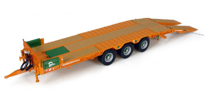 ACCESSORIES RIMORCHIO PE 32 - TRAILER FOR TRACTOR OCHRE GREEN 1:32