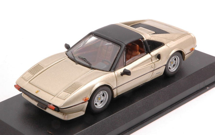FERRARI 308 GTS SPIDER CLOSED USA VERSION 1978 - PERSONAL CAR JAMES COBURN GOLD 1:43