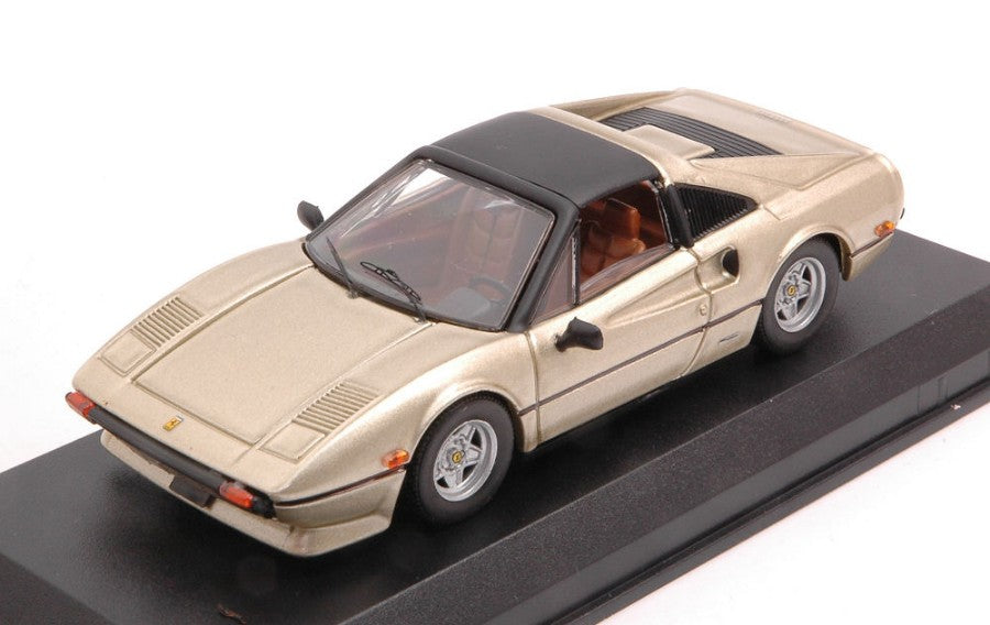 FERRARI 308 GTS SPIDER CLOSED USA VERSION 1978 - PERSONAL CAR JAMES COBURN GOLD 1:43