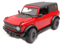 Indlæs billede til gallerivisning Ford BRONCO WILDTRAK 2021 rød/sort 1:18